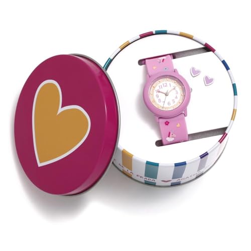 Conjunto Agatha Ruiz de la Prada AGR368+S BOMBÓN niña reloj pendientes 6mm. plata correa silicona