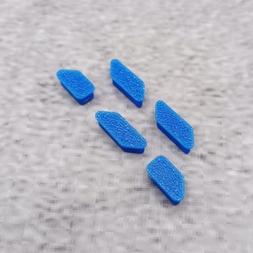 ULEIVA Tasti di ricambio 5 X pulsante blu compatibili con Garmin Edge 520 Button GPS bicicletta computer di ricambio (blu)