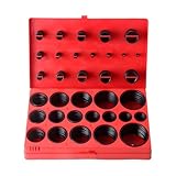 Sandfren 419PCS Car O Ring Assortment Kit, Rubber SAE Metric Vehicle O-Rings Seal Washer Set in 32 Sizes, Universal Rings Gaskets Accessories for Plumbing Automotive Faucet Repair More