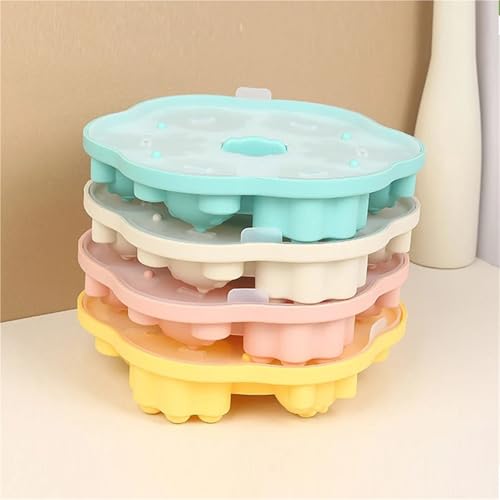 Moule à glace en silicone ourson jaune avec couvercle hermétique - 3