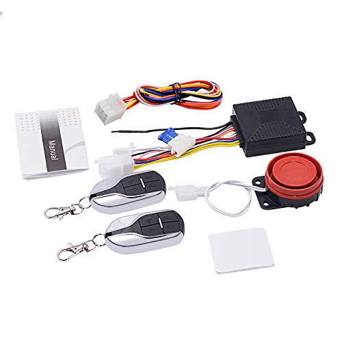 Image of BlueFire Upgraded Motorcycle Security Kit Alarm System Engine Start Arming Disarming Anti-Hijacking Cutting Off Remote