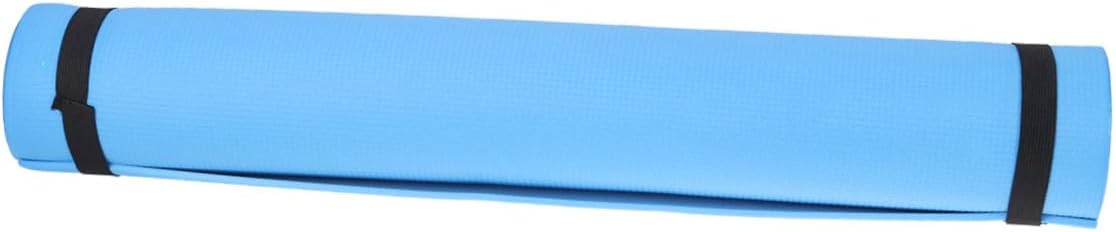 Mipcase Portable EVA Yoga Mat Non-slip Exercise Mat for Hot Yoga Pilates Camping Fitness Stretching Routines with Joint Support and Lightweight Design Blue