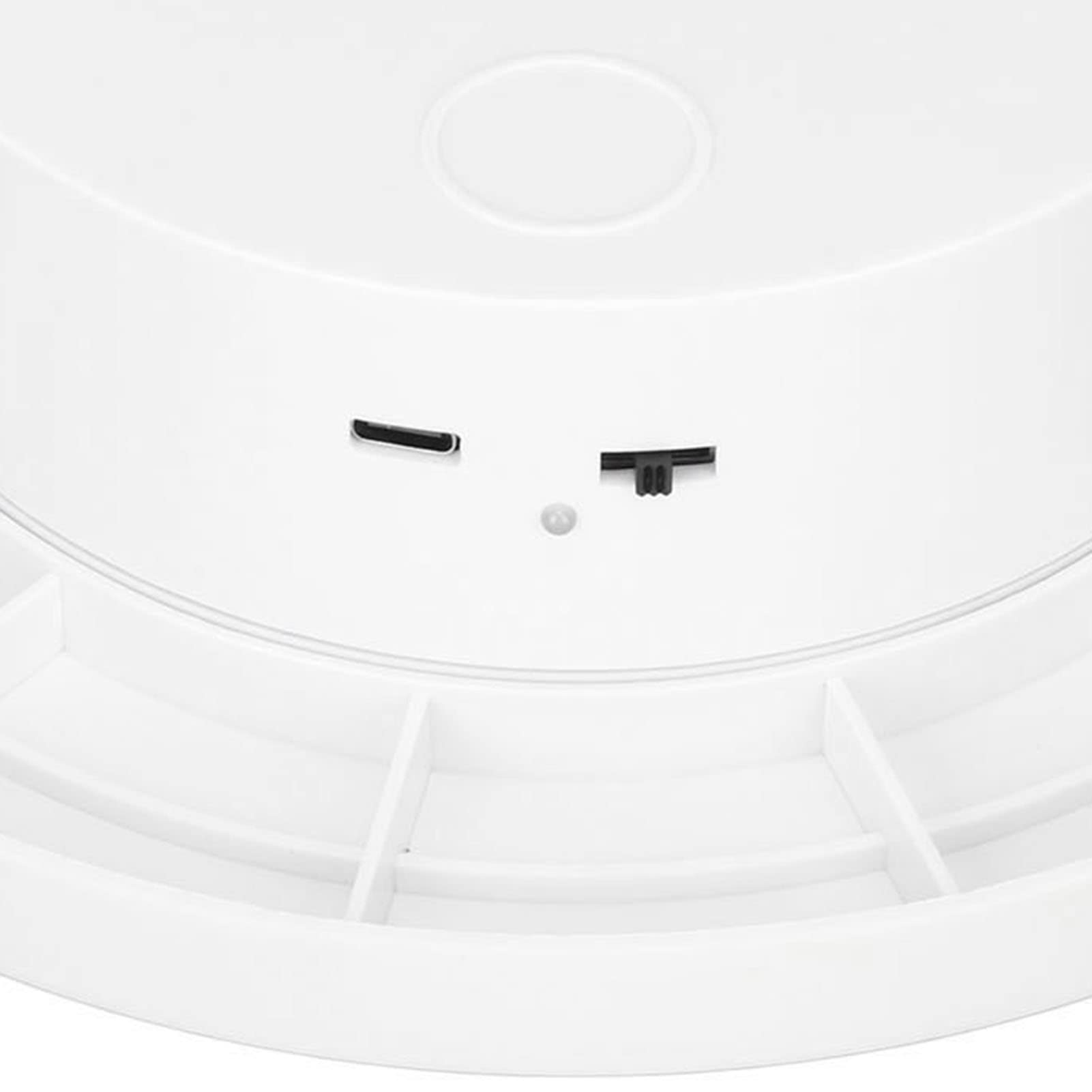 Wyświetlacz obrotowy 360 stopni Zmotoryzowana platforma obrotowa do wyświetlania małych produktów 3 kg (Średnica 20 cm / 7.9in/7,9 cala)