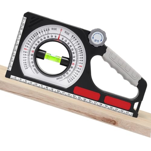 Ángulo de inclinación: inclinador, detector de bucles de precisión | Herramienta de construcción profesional, dispositivo duradero para ingeniería civil, arquitectura, cartografía, carpintería