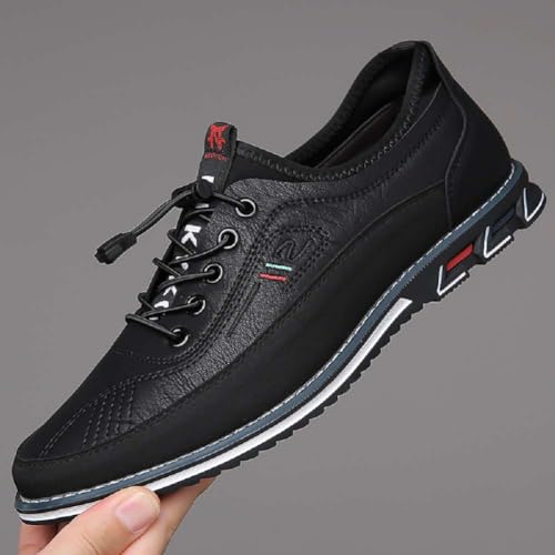 Image of Men's Oxford Business Casual Shoes Office Loafers Dress Comfort Driving Shoes