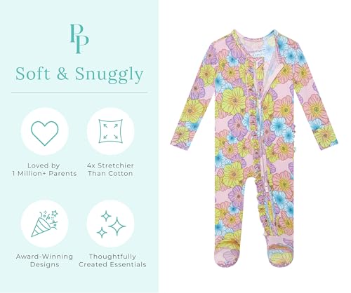 Image of Posh Peanut Baby Rompers Pajamas - Newborn Sleepers Boy Clothes - Kids One Piece PJ - Soft Viscose from Bamboo