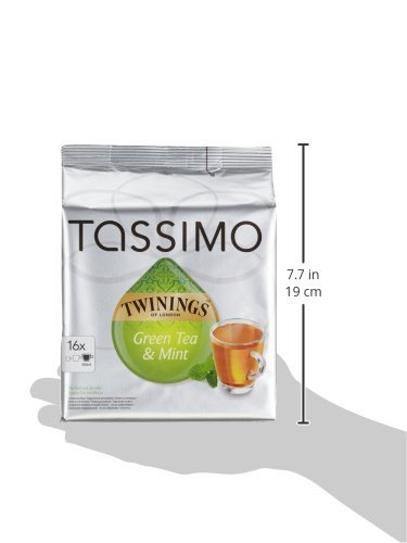 Tassimo 2 x Twinings zielona herbata z miętą, opakowanie 5 szt. (5 x 16 porcji)