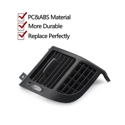 Rejilla de ventilación para Benz Clase E W211 2003-2008, panel izquierdo gris oscuro 6