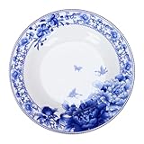 LEEDJUINE Jingdezhen - Plato de cerámica, 25,5 cm, platos de cocina y vajilla para el hogar
