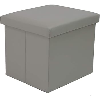 KKTONER Taburete Plegable reposapiés Cuadrado Taburete bajo de