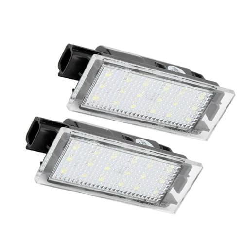 Luces de matrícula Vel Satis 2006 kit de 2 bombillas de recambio para coche