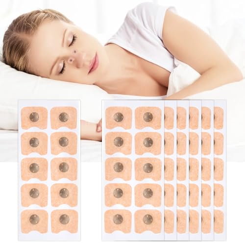 60 PCS Magnetic Nose Strip, Magnetic Nasal Strips, Intake Breathing Nose Strips for Breathe Better, Anti-snoring Sleeping Nose Strips for Men & Women at Home, Travel, Hotel, Business Trip and Car