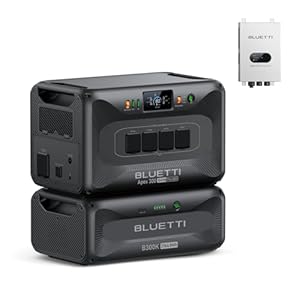 BLUETTI Apex 300 & B300K mit SolarX 4K, 5529, 6 Wh Solargenerator mit 4 3840 W AC Ausgängen (7680W Surge), Schwarzstart, Modulare Batterie für Zuhause, Wohnmobile und Notfälle