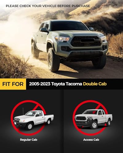 Estribos para Toyota Tacoma Doble Cabina 2005-2023 miniatura 2