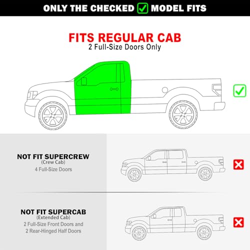 Estribos APS acero inoxidable 6.5in para Ford F150 miniatura 6