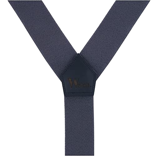 Image of Welch Work Suspenders, 2 Inch Webbing, Y-back Style, Made in USA