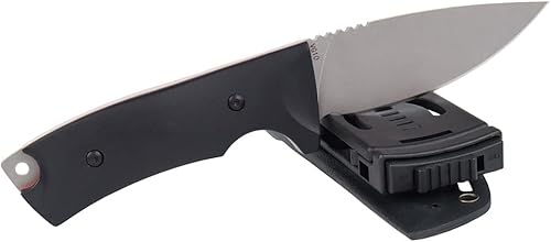 Miniatura 7 de MASALONG Kni220 Supervivencia Hoja de cuchillo recta vg10 cuchillo táctico de hoja fija con vaina Para acampar ejército de caza (blanco)