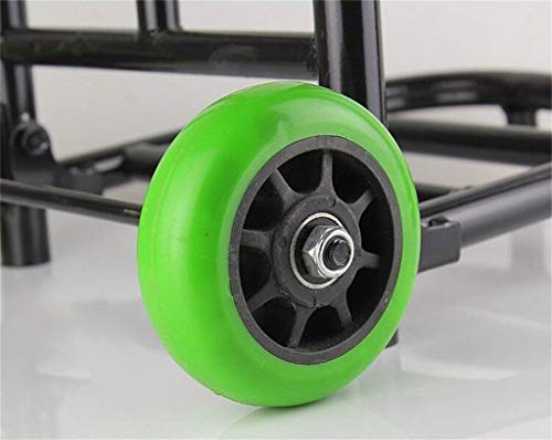 Carretilla plegable portátil con ruedas resistentes miniatura 4