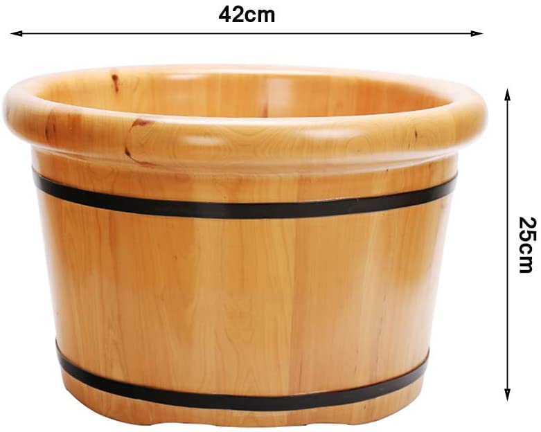 Bañera de Madera para Pedicure 25cm x 42cm miniatura 2