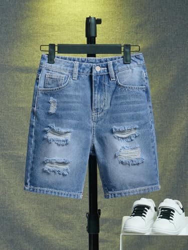 Pantalones cortos vaqueros para adolescentes que buscan la máxima comodidad en un corte clásico tejanos 5