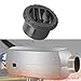 TOTMOX Warm Air Vent Outlet 360 Degrees Rotatable Round Car Heater Duct Hose Pipe Air Outlet Vent Cover Compatible with Eberspacher Webasto Heater 75 mm / 2.95 inch