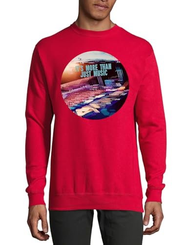 Pull en coton rouge pour exprimer votre passion de la musique avec style