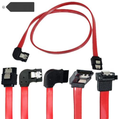 For SATA to 90 degree angle SATA Serial ATA cable, straight up/down/left/right, 90 degree angle SATA cable, 0.5 meter computer S