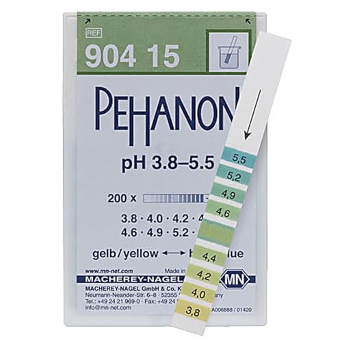 Macherey-Nagel, 90415, Pehanon pH 3.8-5.5, Box of 200 Strip