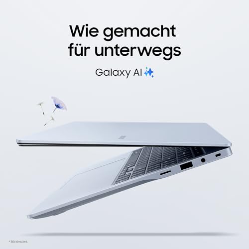 Samsung Galaxy Book4 Edge AI Laptop, Notebook, 15,6-LCD, Full HD, Snapdragon X Prozessor (X26), 16GB RAM, 512GB Speicher, Copilot+ PC, Sapphire Blue, 3 Jahre Herstellergarantie [Exklusiv auf Amazon]