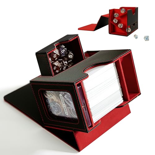 BKTSUNAMI Commander Deck Box for MTG with Dice Tray -...