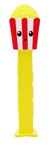 PEZ - Dispensador de dulces de palomitas de maíz, dispensador PEZ de palomitas de maíz, dispensador de dulces Pez con repuestos de dulces, recuerdo