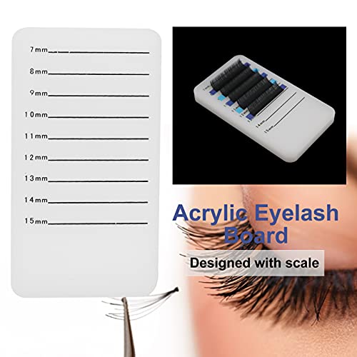 Bandeja De Placa De Extensão Suporte De Cola Adesiva Para Cílios Com Escala, Almofadas De Extensões