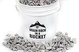 Drain Rock in a Bucket - by TERRAFIRMA - 3/4' Drain Rock - Gray - 1 Gallon - 12 lbs - Fish Tank...