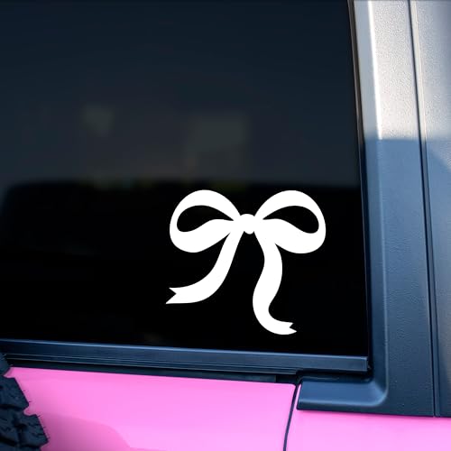 Bow Cute Girly Trendy - Vinyl Decal - Car Phone Helmet - Select Size