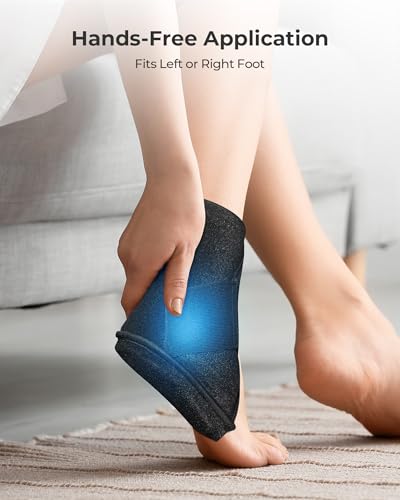 Koonie Ankle Ice Pack Wrap for Swelling, Plantar Fasciitis, Planters Facetious Relief, Reusable Ankle Brace Ice Pack, Cold Therapy Sock Compression for Achilles Tendonitis, Sore Feet, Foot & Heel — view 6