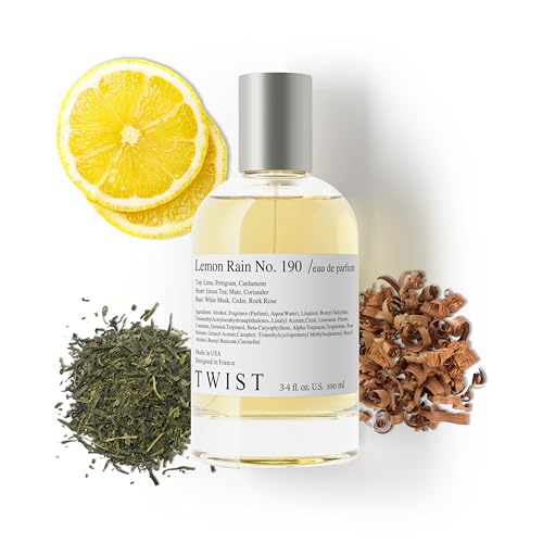 Twist Lemon Rain No. 190 - Inspired by Replica Under the Lemon Trees, Long-Lasting Perfume for Women...