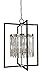 Framburg Lighting 5332 BN/MBlack Hannah - 32" Five Light Dining Chandelier, Brushed Nickel/Matte Black Finish