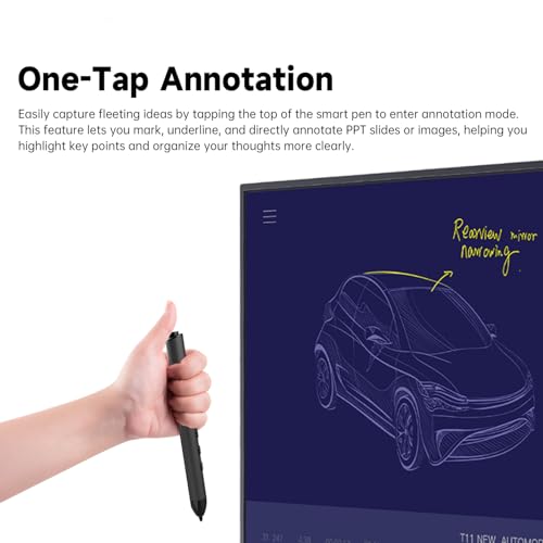 Image of HORION Stylus Pen for Touchscreens, Precision Tip, Black