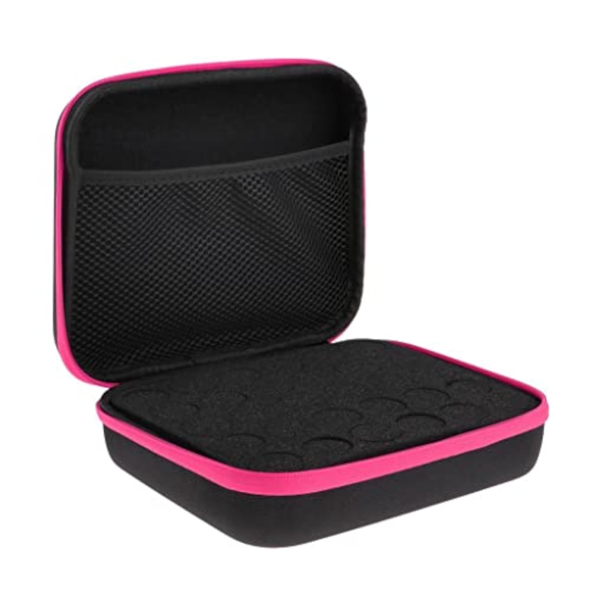 30 Bottles Essential Oil Carry Case Holder Storage Bag Box, Pink