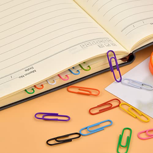 Graffette Colorate, 250 Pezzi Fermagli per Carta