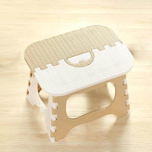 OWKAY Taburete plegable de plástico portátil multifuncional para exteriores, senderismo, pesca, taburete plegable colorido