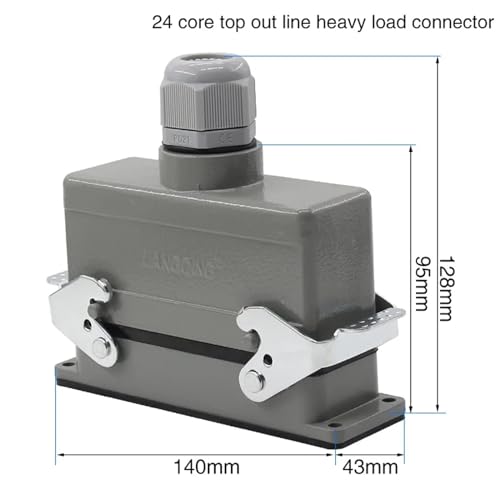 Conector Heavy Duty TACDJKS 24 pines 16A 500V miniatura 2