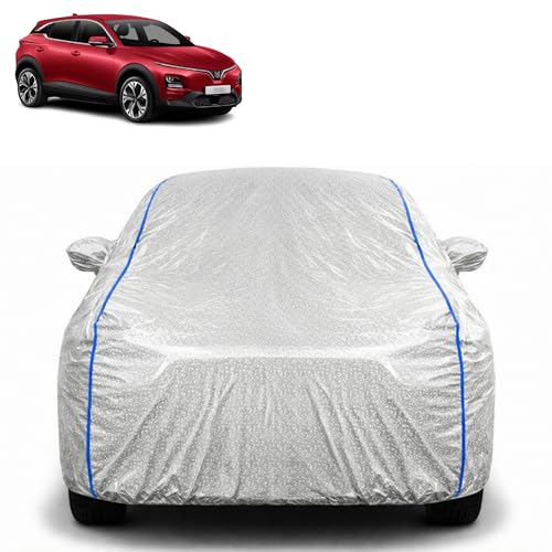 Image of Waterproof Car Cover for Vinfast VF 6 | All Weather Protection | UV Resistant & Dustproof | Soft Cotton Lining to Prevent Scratches | Triple Stitched with Mirror Pockets & Elastic Hem