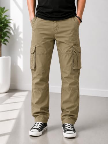 Image of Tagas Men Plus Flap Pocket Side Drawstring Waist Cargo Pants || Trousers Casual Pant || Cargo Pant || Jeans Pant || Track Pant for man ||MC-8