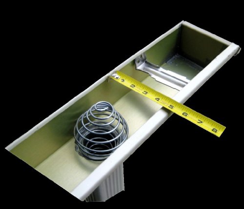 2"Stainless Steel Spring Gutter Strainer (For 5-Inch/Standard Gutters) #TOP6