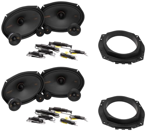 Audiosavings Bundle: (4) Kicker 51KSS369 6x9 + 2.75