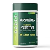 Greens First Phytonutrient Capsules - 49 Antioxidant-Rich Superfoods with Organic Fruits & Veggies, Prebiotics, Probiotics, and Digestive Enzymes - 180 Capsules