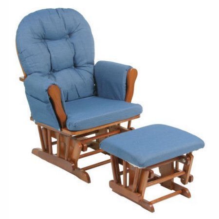 blue glider rocker