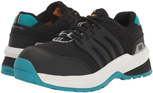 Cat Footwear Women's Streamline 2.0 Composite Toe Work Shoe, Black/Teal, 7.5 Wide | Image 6