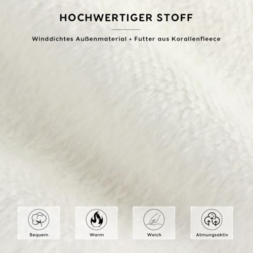 SONARIN Winddichte Babytrage Bezug,Warm Winter Tragecover mit Kapuze & Korallenfleece-Futter,Universal Tragetuchhüllen Fußsack Umhänge Bezug für Babytragen mit Fronttasche(Kaffee)